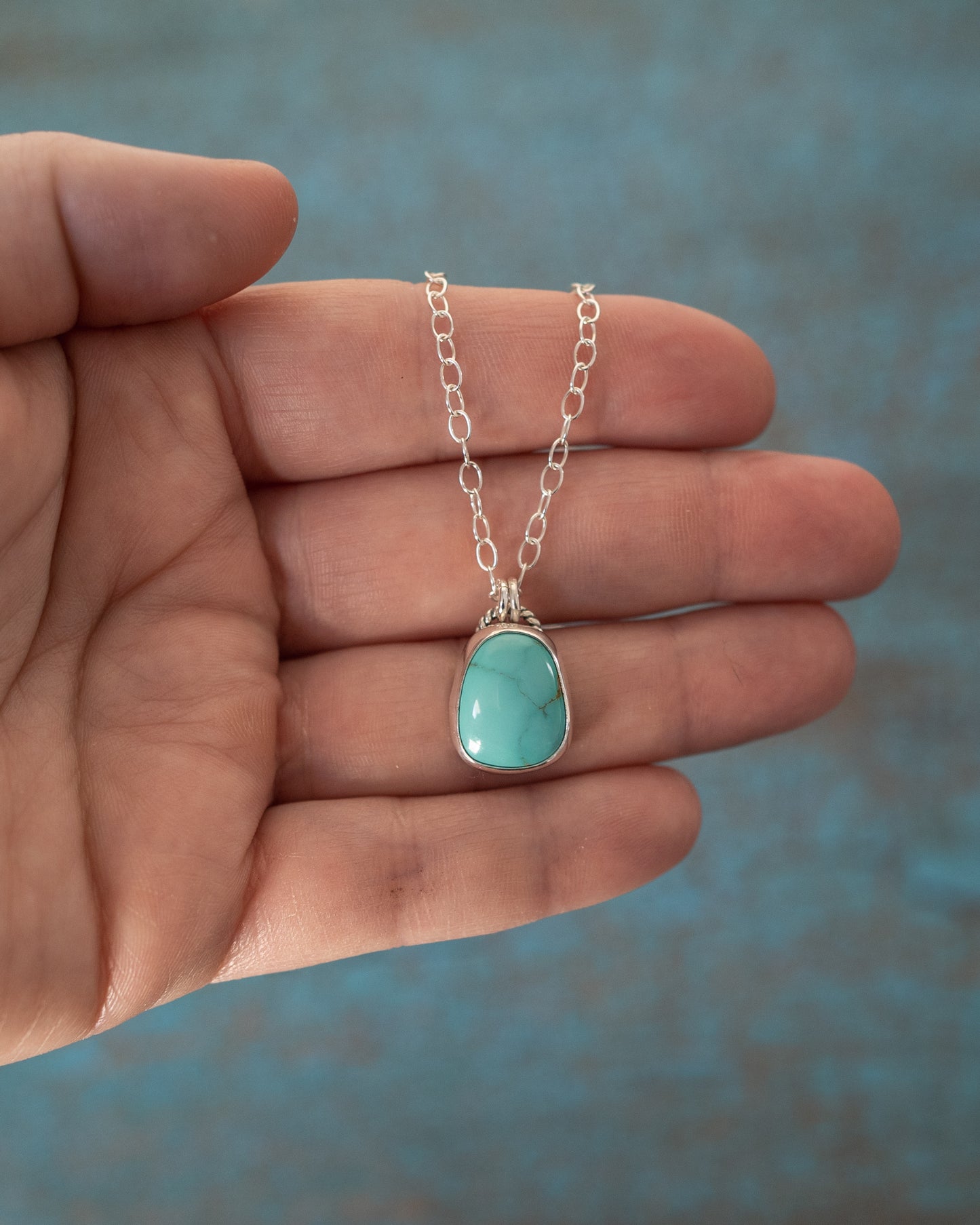 Dainty Natural Royston Turquoise Necklace