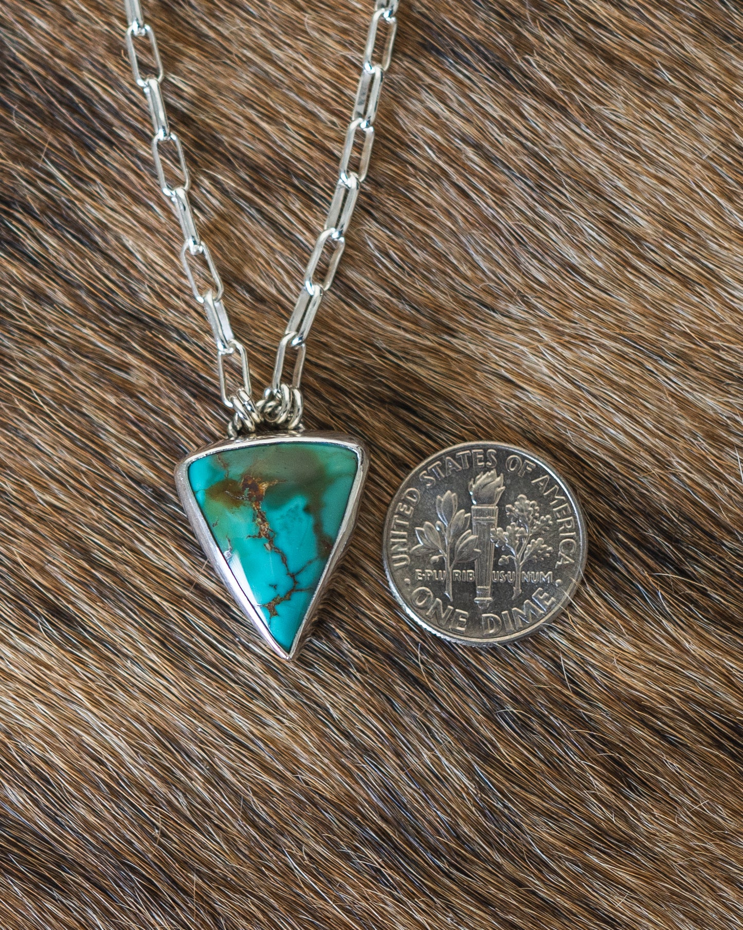 Natural Top Grade Royston Turquoise Necklace